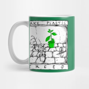Fake Plastic Trees - Illustrated Lyrics Mug